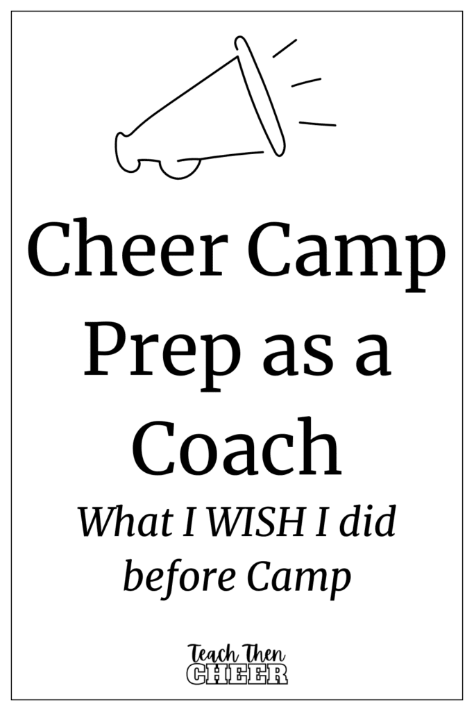 What I wish I did before cheer camp