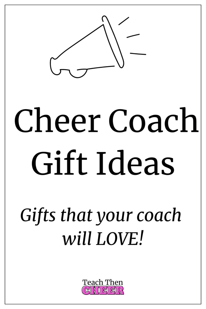 Cheer Coach gift ideas