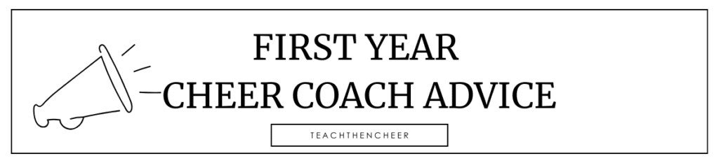 First Year Cheer Coach Advice