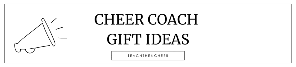 cheer coach gift ideas